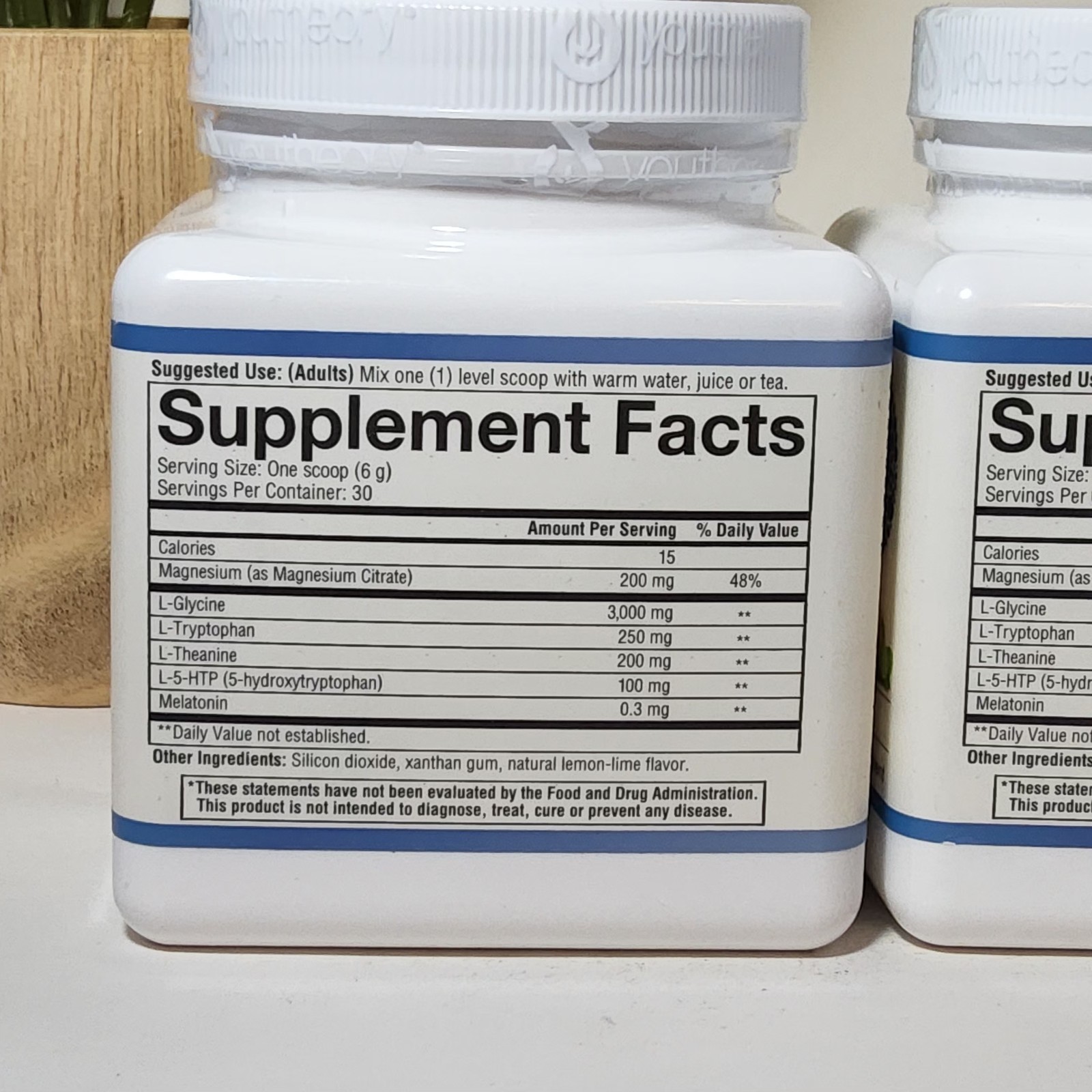2 PACK! Youtheory Sleep Powder Lemon Lime Flavor – 6 oz. EACH Exp 9/2026 SEALED