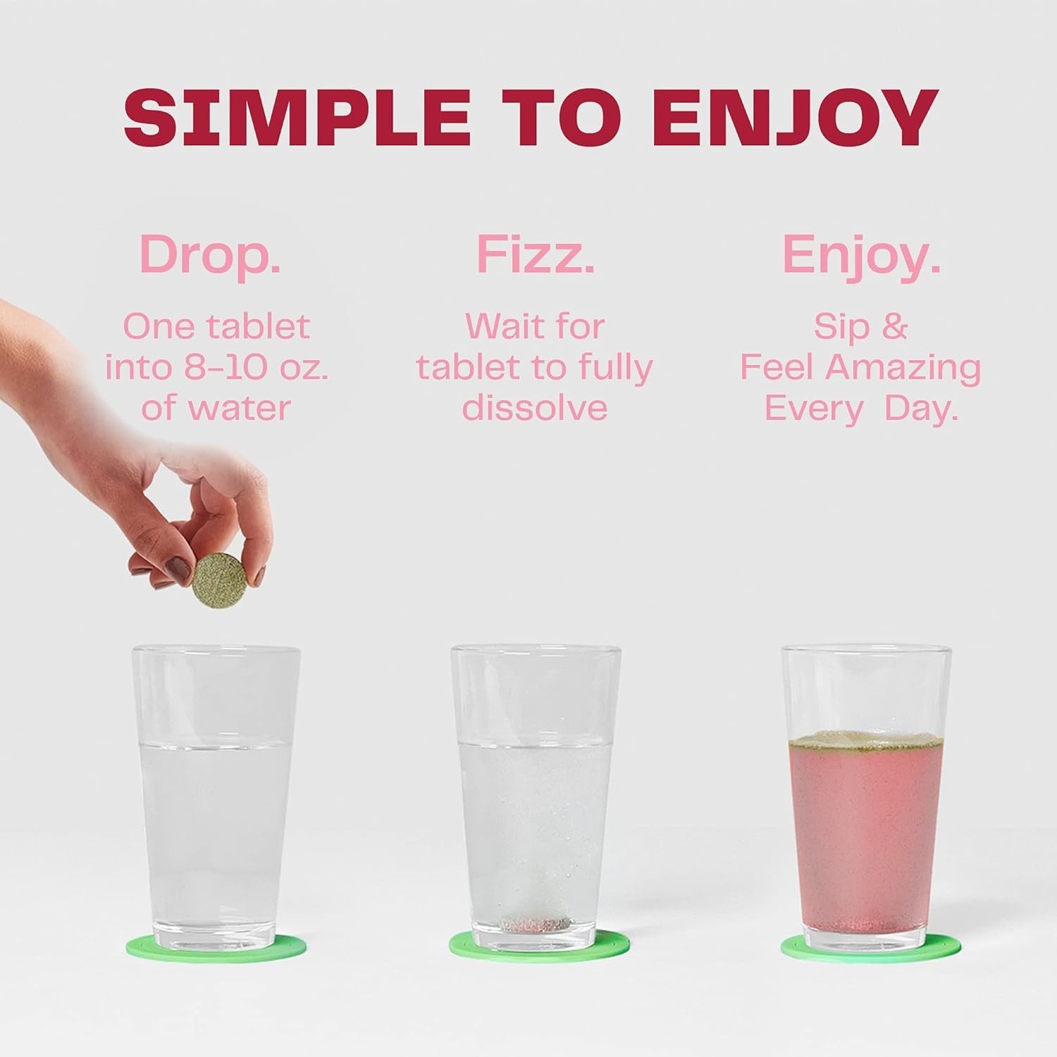 Amazing Grass Electrolyte Tablets, Fizzy Greens Water Flavoring Tablet with V…