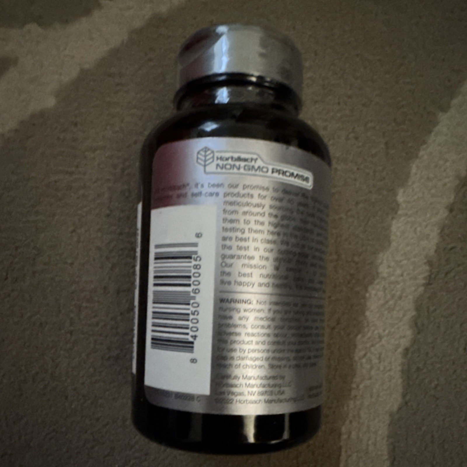 Horbäach Bioavailable Lithium Orotate 130mg Non-GMO Gluten Free 180 Capsules