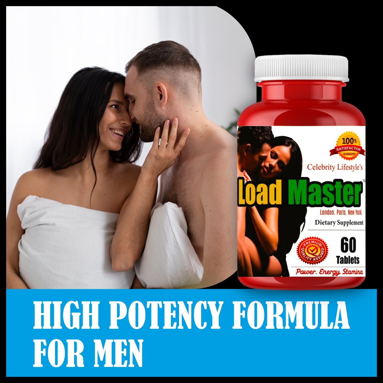 Male Enhancement Libido Booster Men Testosterone Booster Energy Stamina 22/12/25