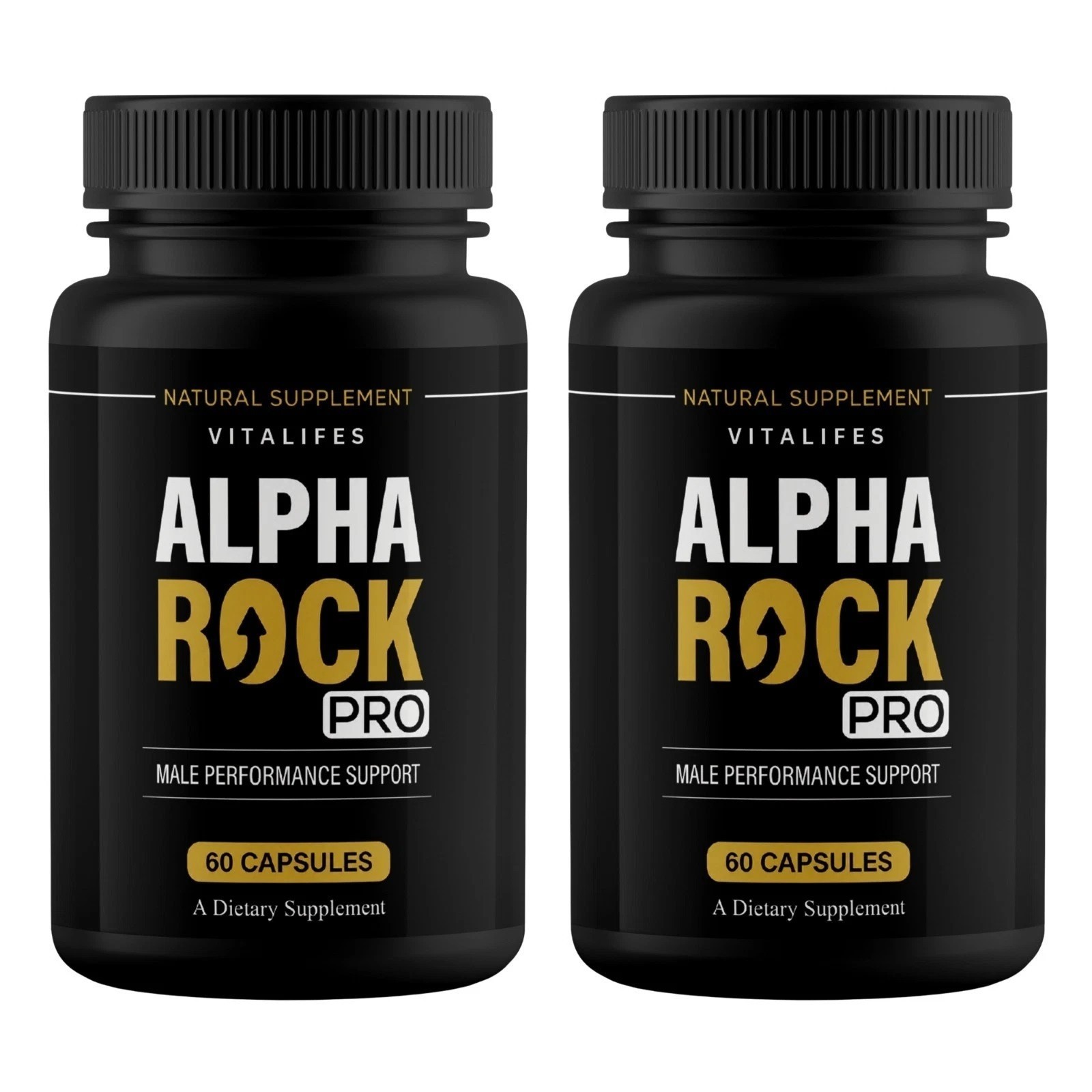 (2 Pack) Alpha Rock Pro Pills, Alpha Rock Performance Supplement (120 Capsules)