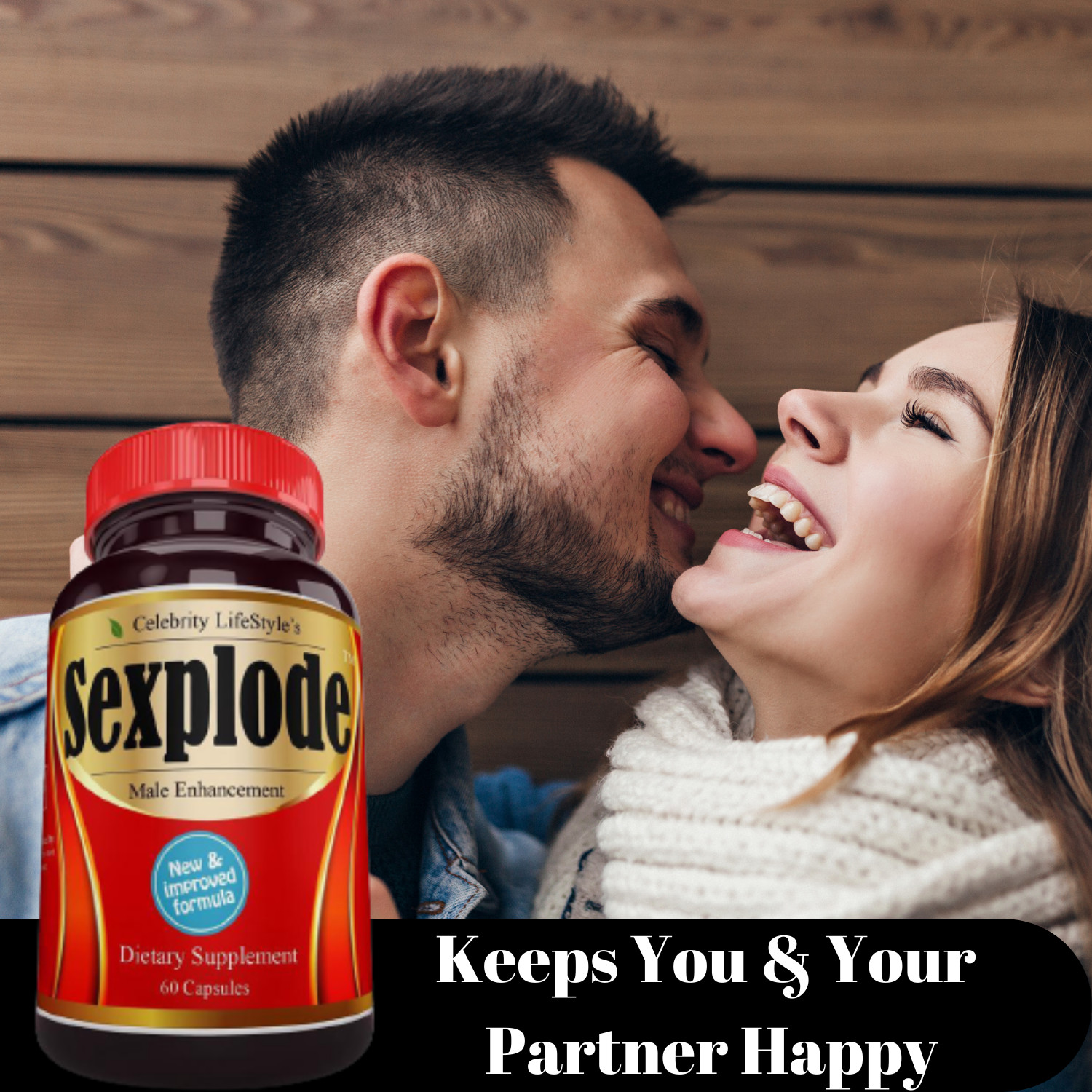 XXXplode for Men Male Enhancement, Testosterone Booster, Energy, Stamina – 60C