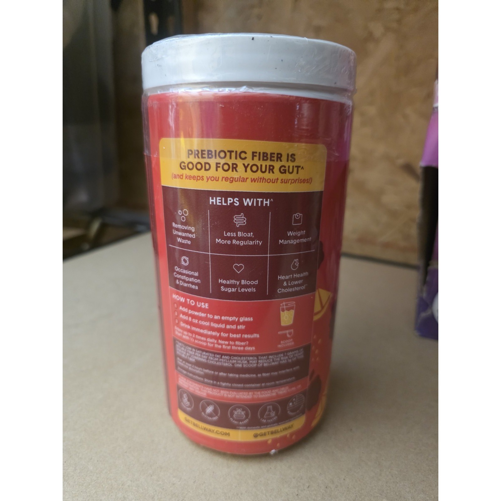 Bellway – Super Fiber + Fruit – Raspberry Lemon – 18Oz