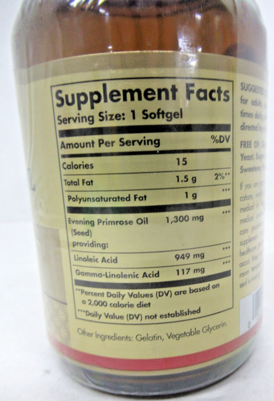 Solgar Evening Primrose Oil 1300mg 60 Softgels