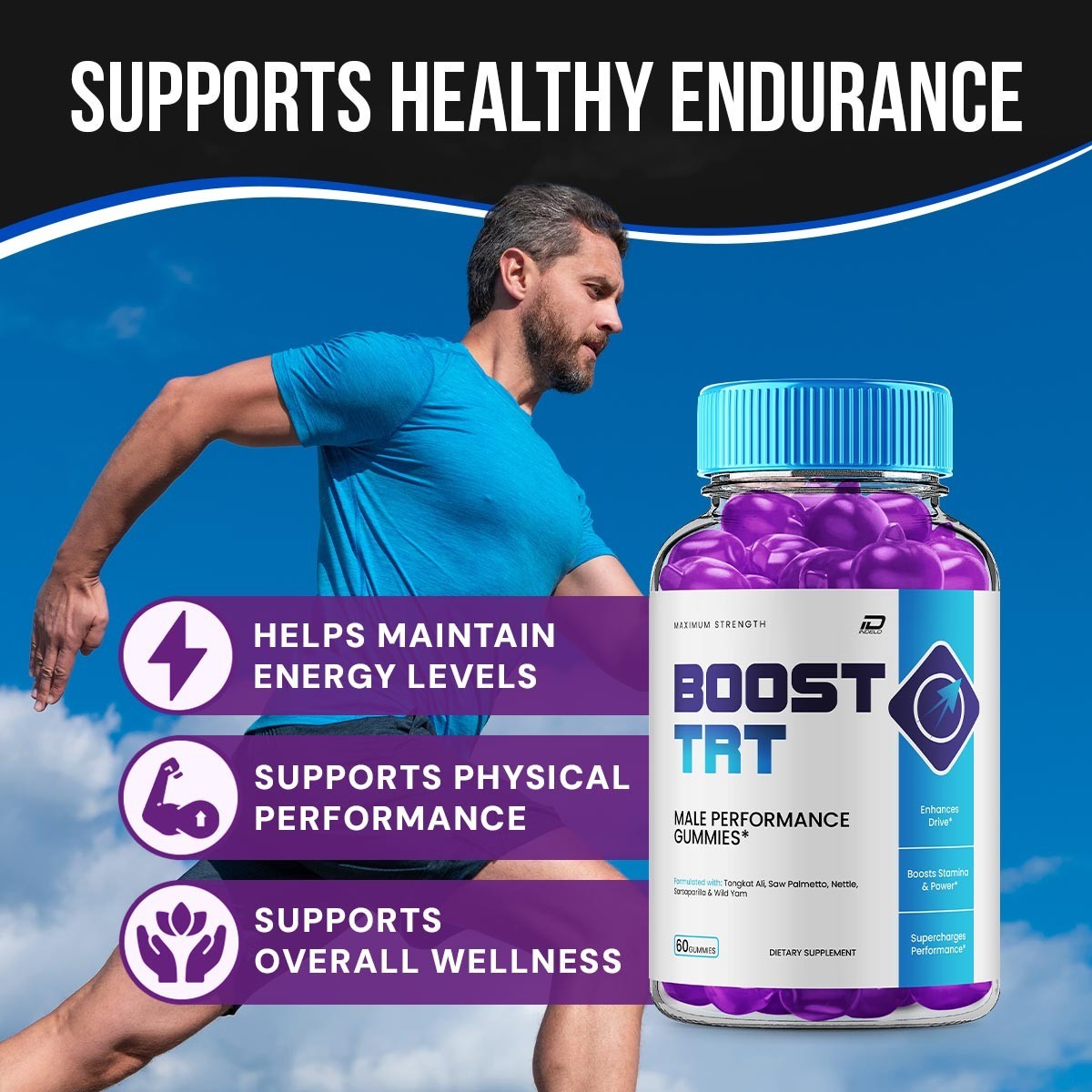 (2 Pack) Boost TRT Gummies for Men – Boost TRT Male Gummy Natural Blend Reviews