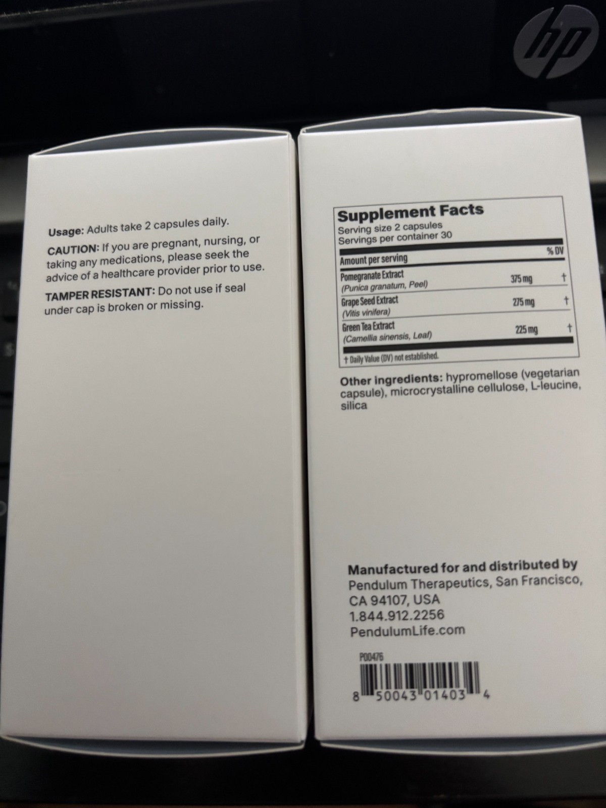 (2PACK) Pendulum Polyphenol Booster Dietary Supplement 09/27