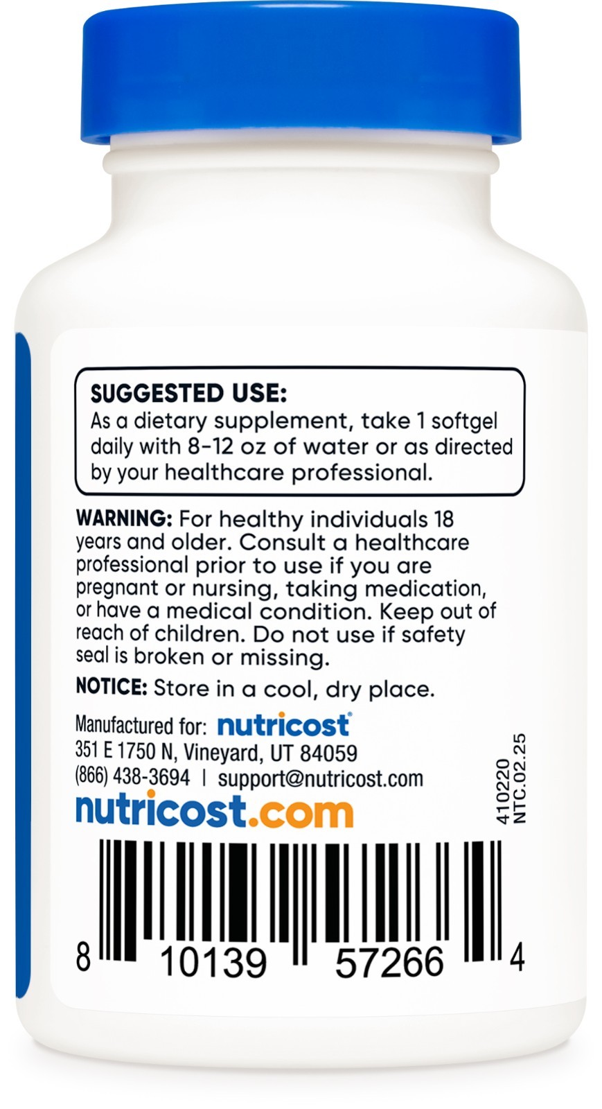 Nutricost Chlorophyll (50mg) 60 Softgels – Gluten-Free