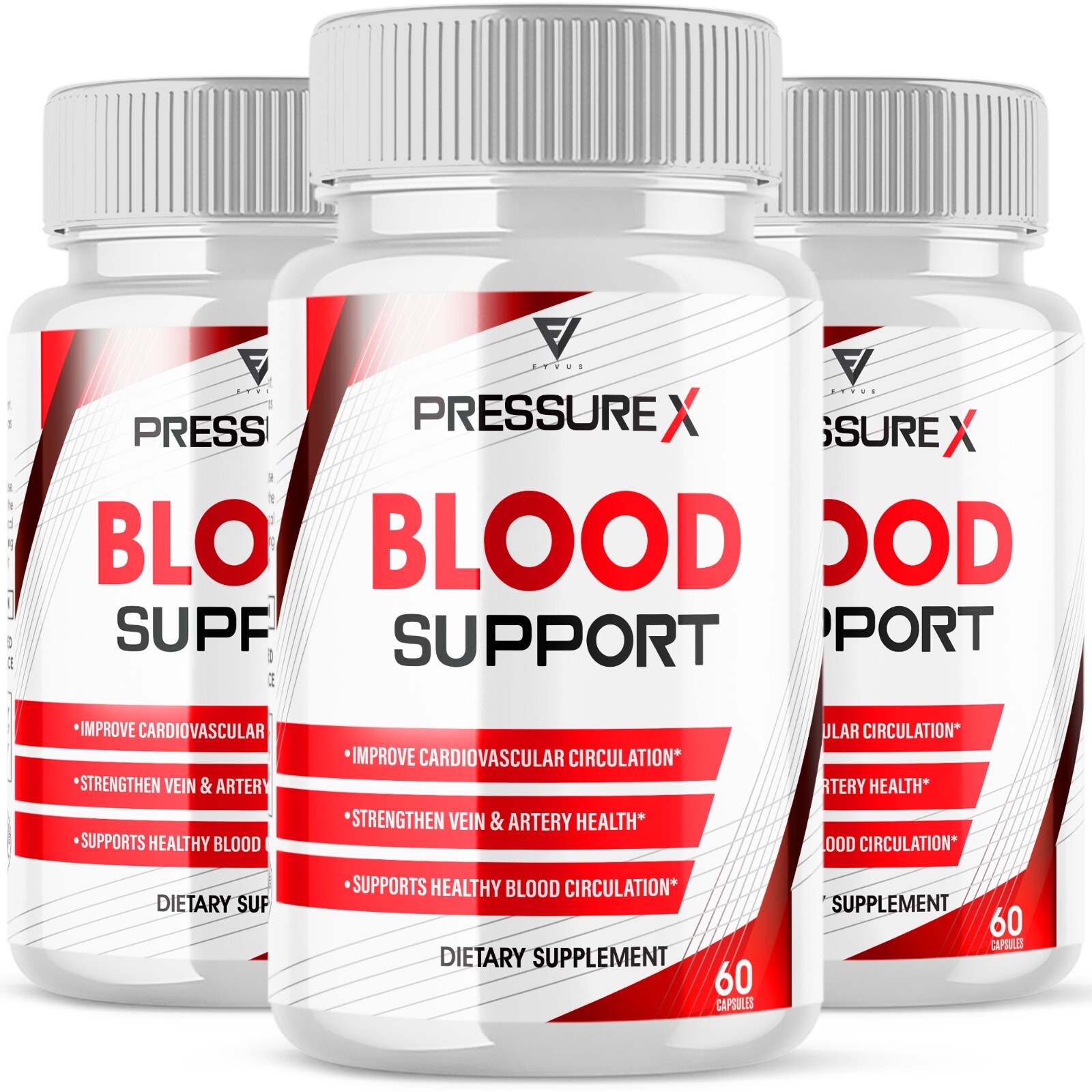 (3 Pack) Pressure X Capsules, Pressure X Glycogen Support Formula (180 Capsules)