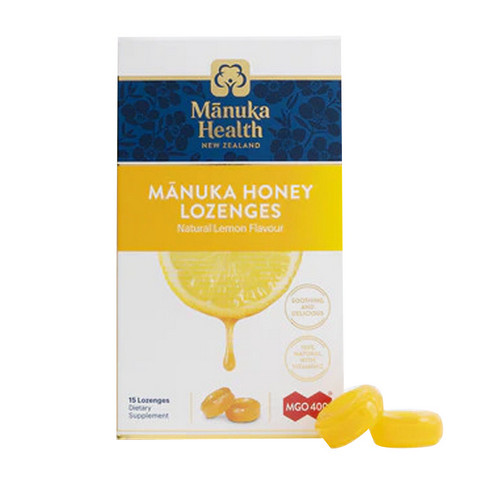 Honey & Lemon Lozenges 15 Count By Manuka Health