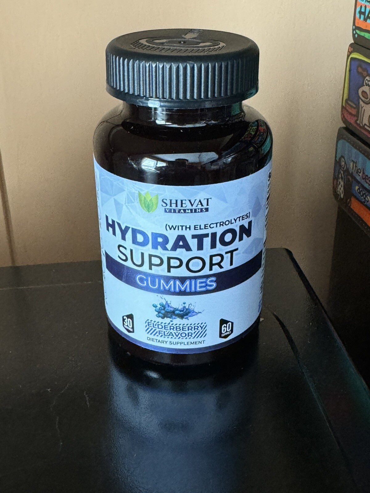 Hydration Support Gummies. Only 2 Taken Out. New Bottle