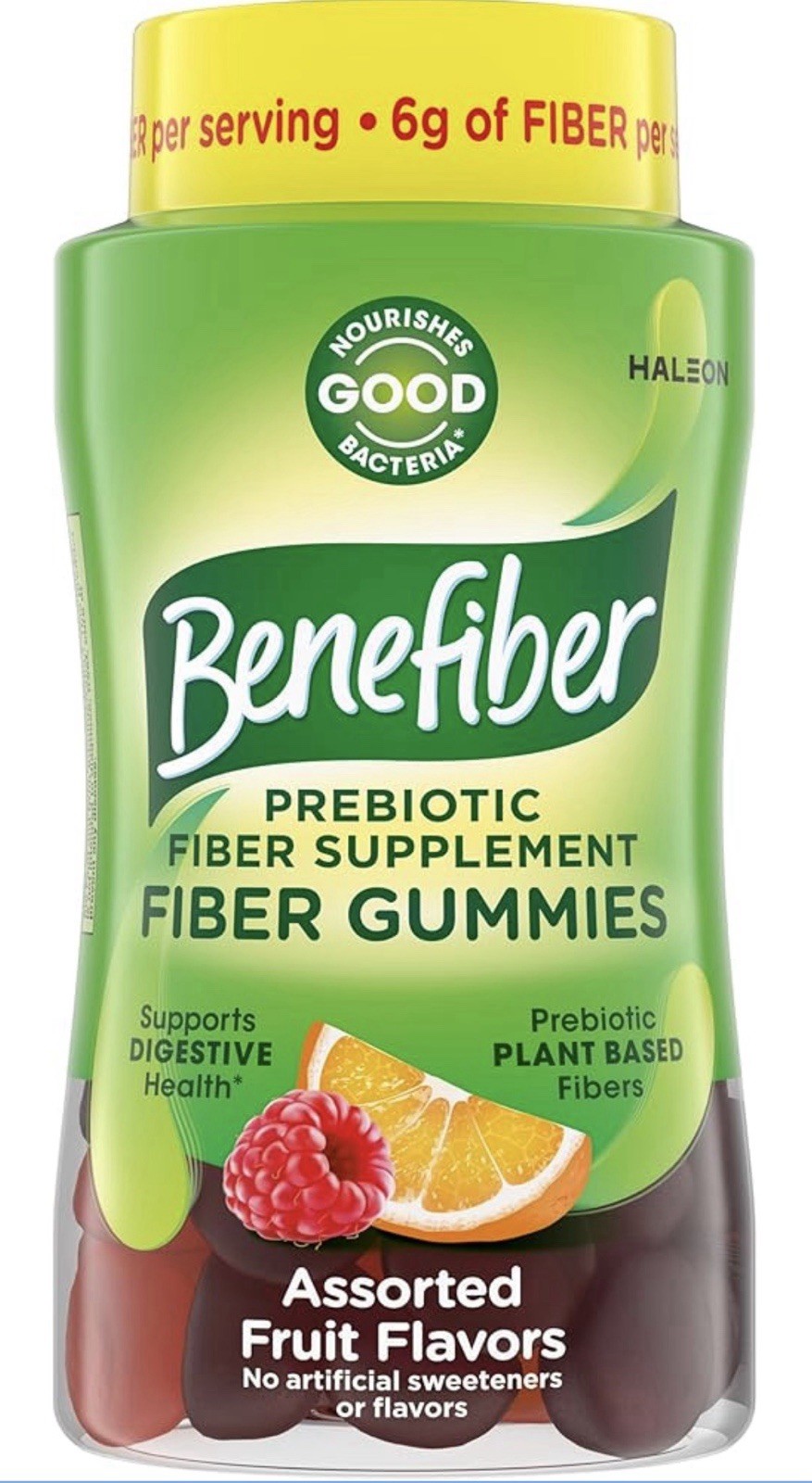Benefiber Prebiotic Fiber Gummies Digestive Support Assorted Fruit 81 Count