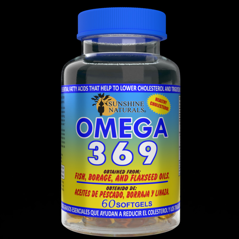Sunshine Naturals Omega 3-6-9 – 60 Softgels