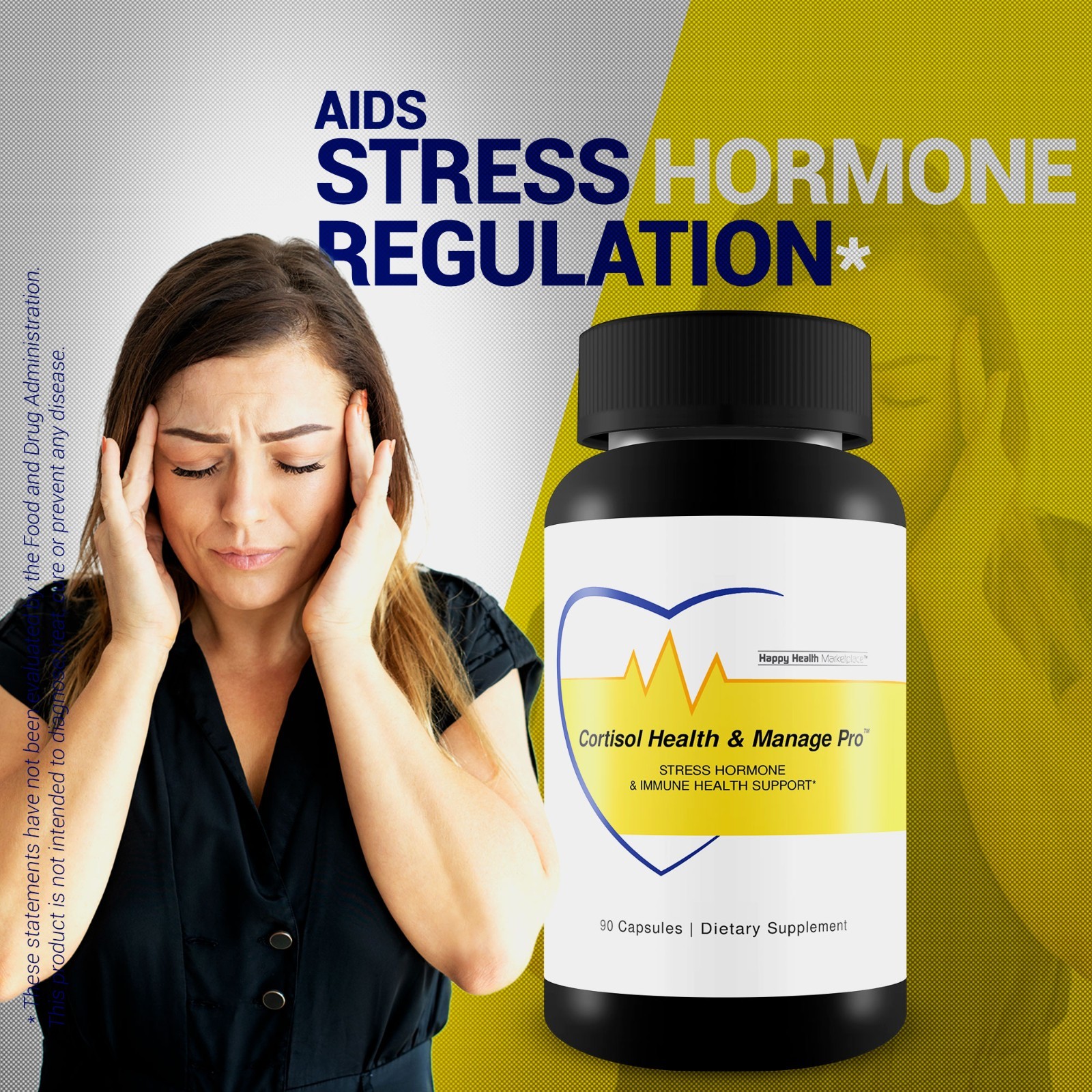 Cortisol Health & Manage Pro – Stress Hormone & Immune Support – Stress Relief