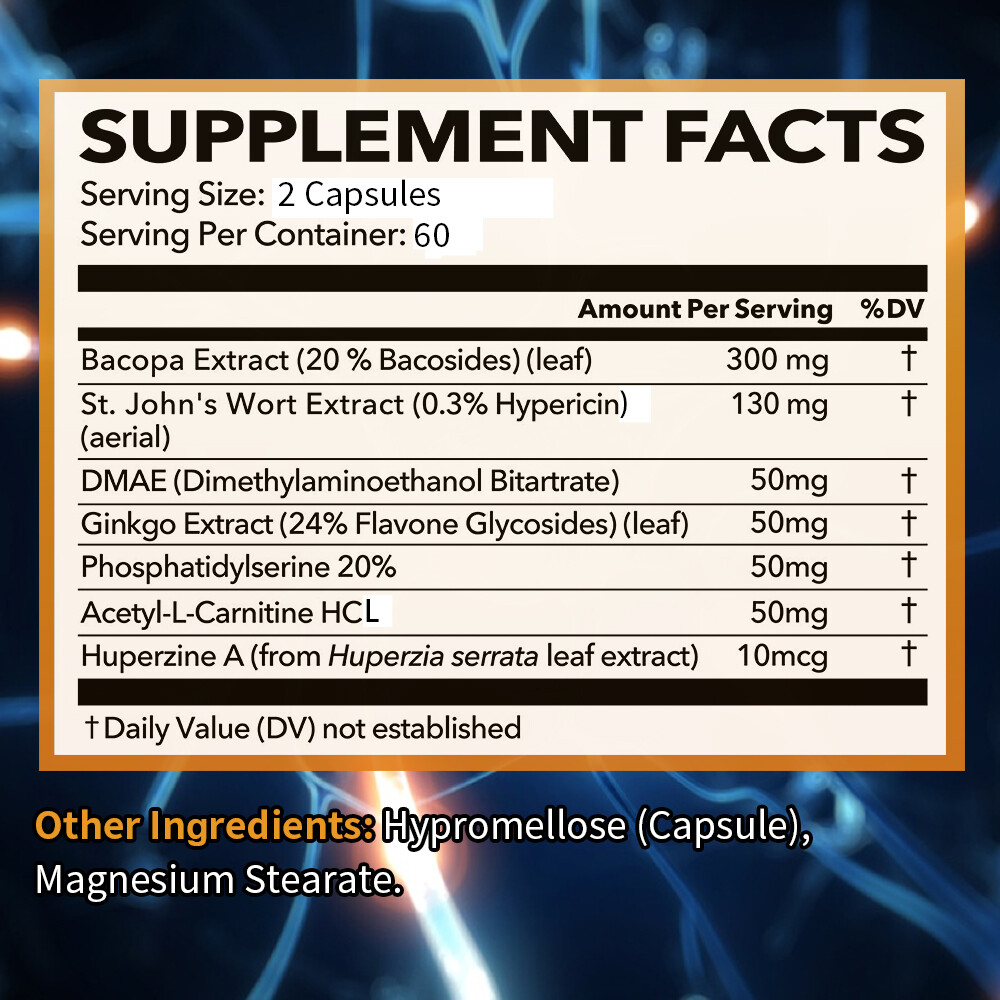 Neuro-Health – Cognitive Support, Memory Clarity and Focus Nootropics Capsules
