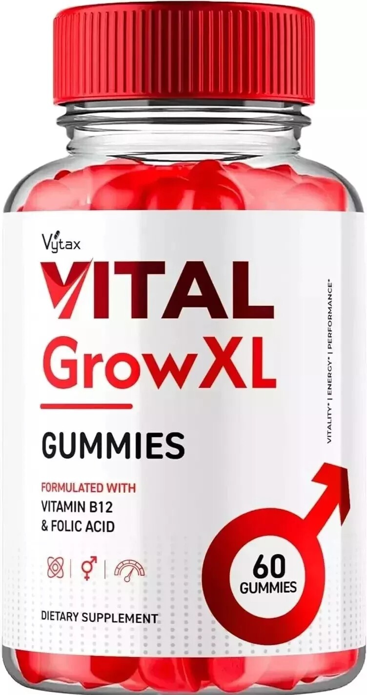 Vital Grow XL Gummies, Vital Grow XL Maximum Performance (60 Gummies)