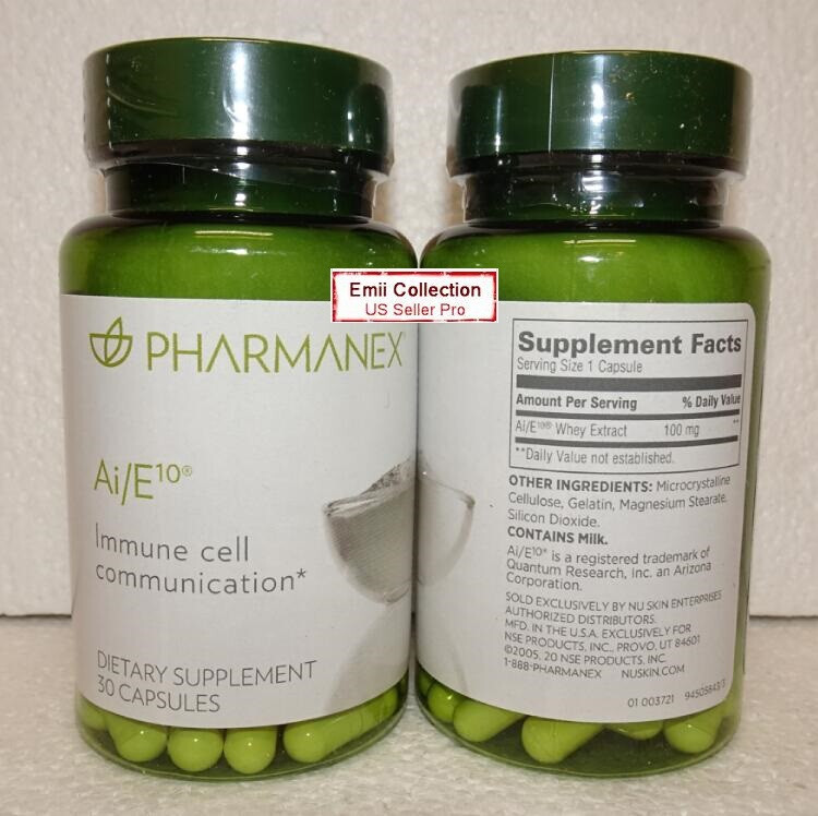 Nu Skin Nuskin Pharmanex Ai/E10 Support Immune Cell 30 Capsules Sealed