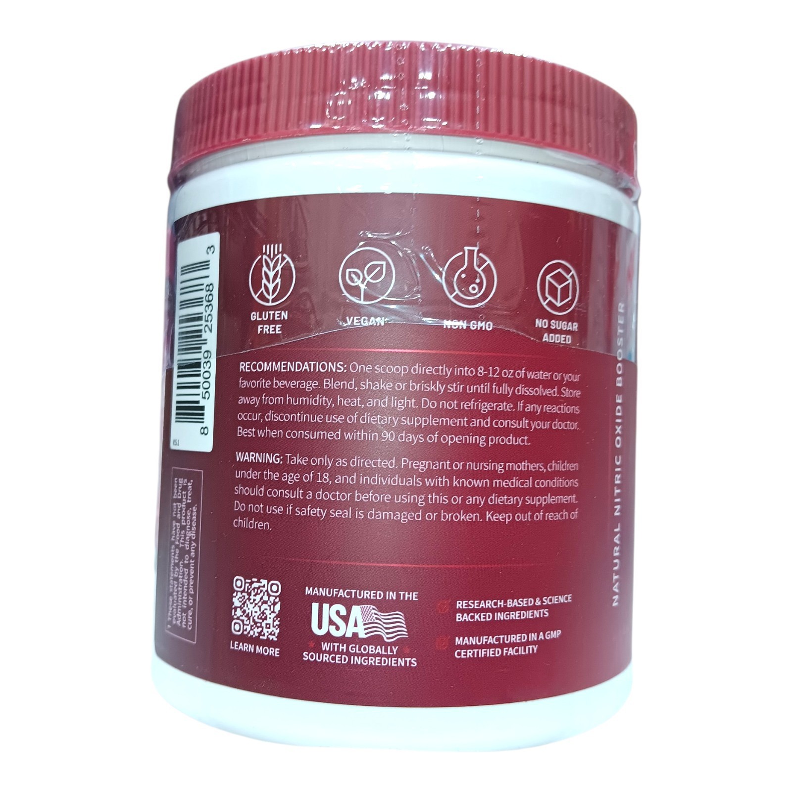 Snap Heart Beets Powder USDA Cardiovascular Superfood Nitric Oxide Booster 8.8oz