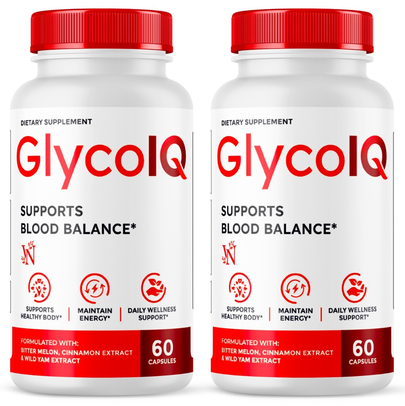 GlycoIQ Capsules, glycoiq Healthy Circulation Support Supplement 2 Pack 120CT