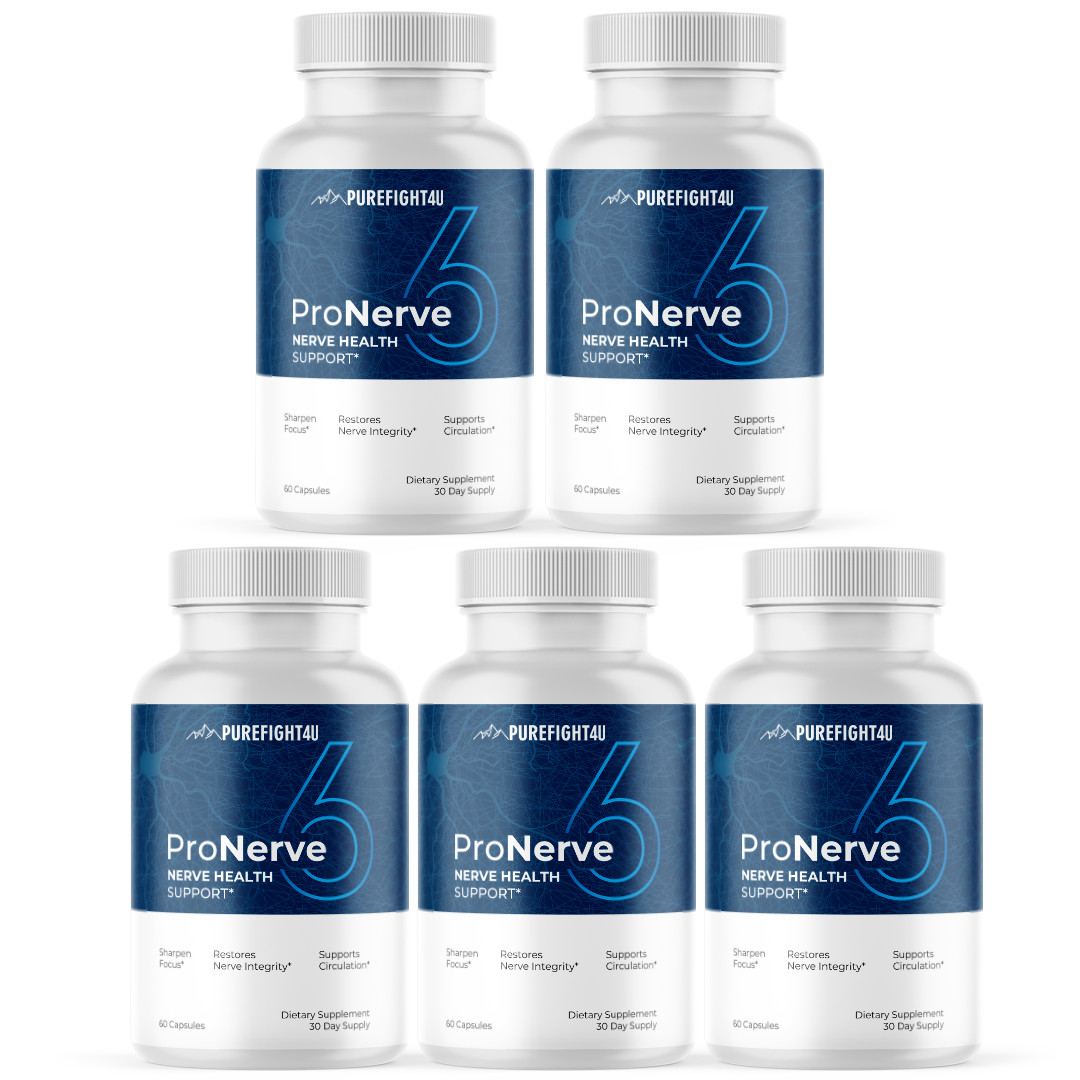 ProNerve 6 | Supports Nerve Function & Circulatory Formula – 5 Bottles