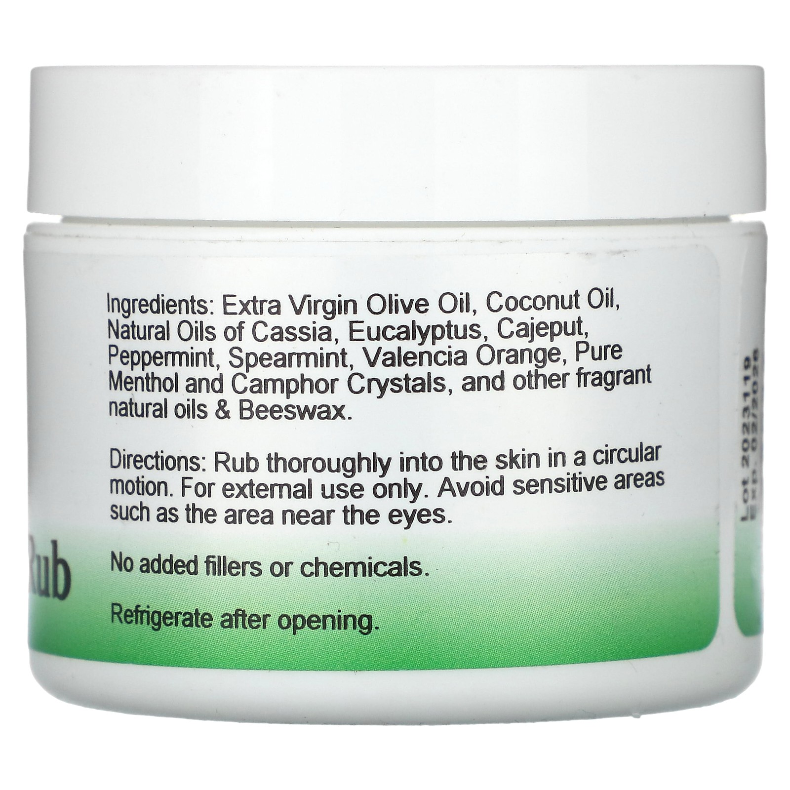 Christopher s Original Formulas Sen Sei Menthol Rub 2 fl oz 59 ml Chemical-Free