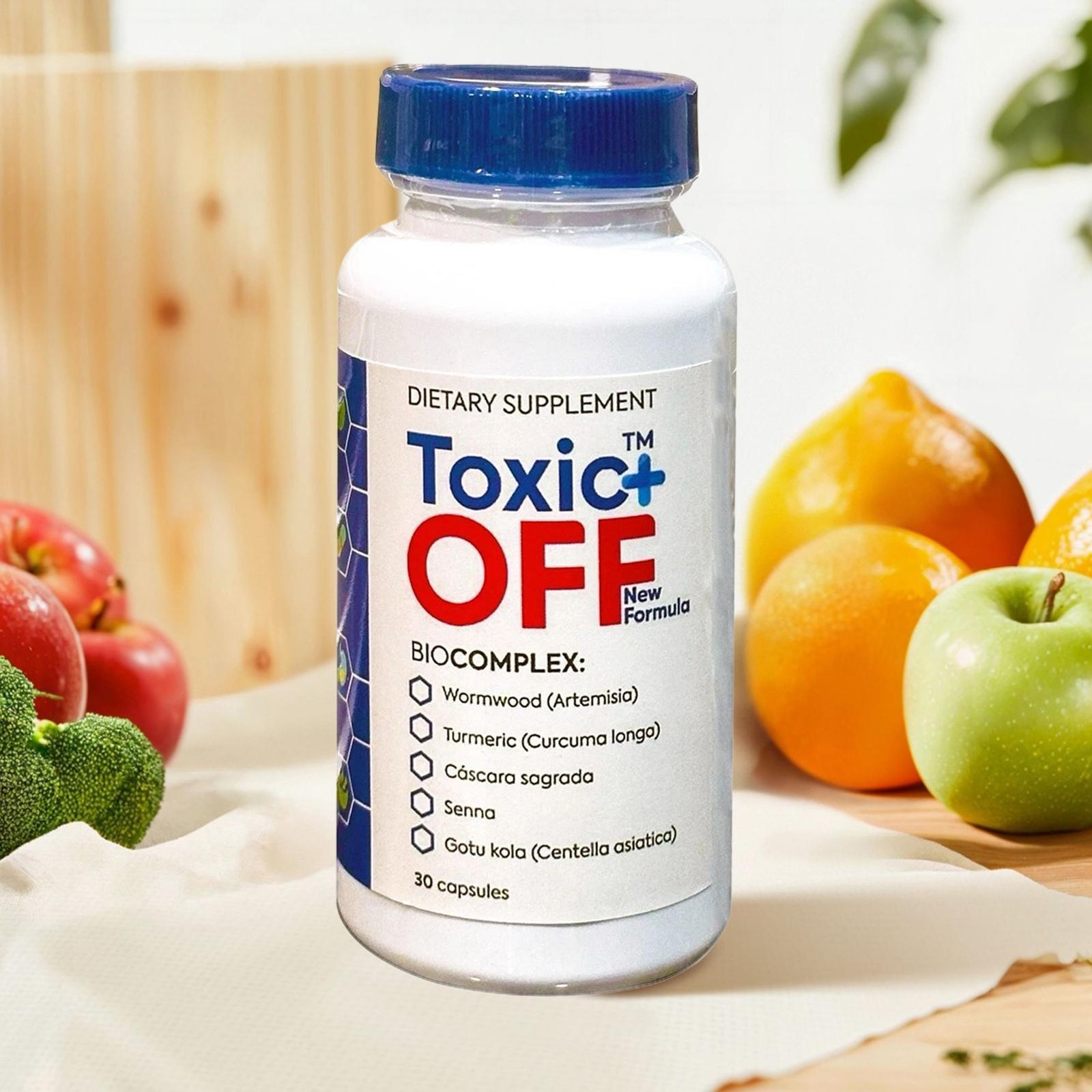 Toxic Off Plus 30 Capsules 1 Month Treatment fresh Formula （1-5 PACK ）