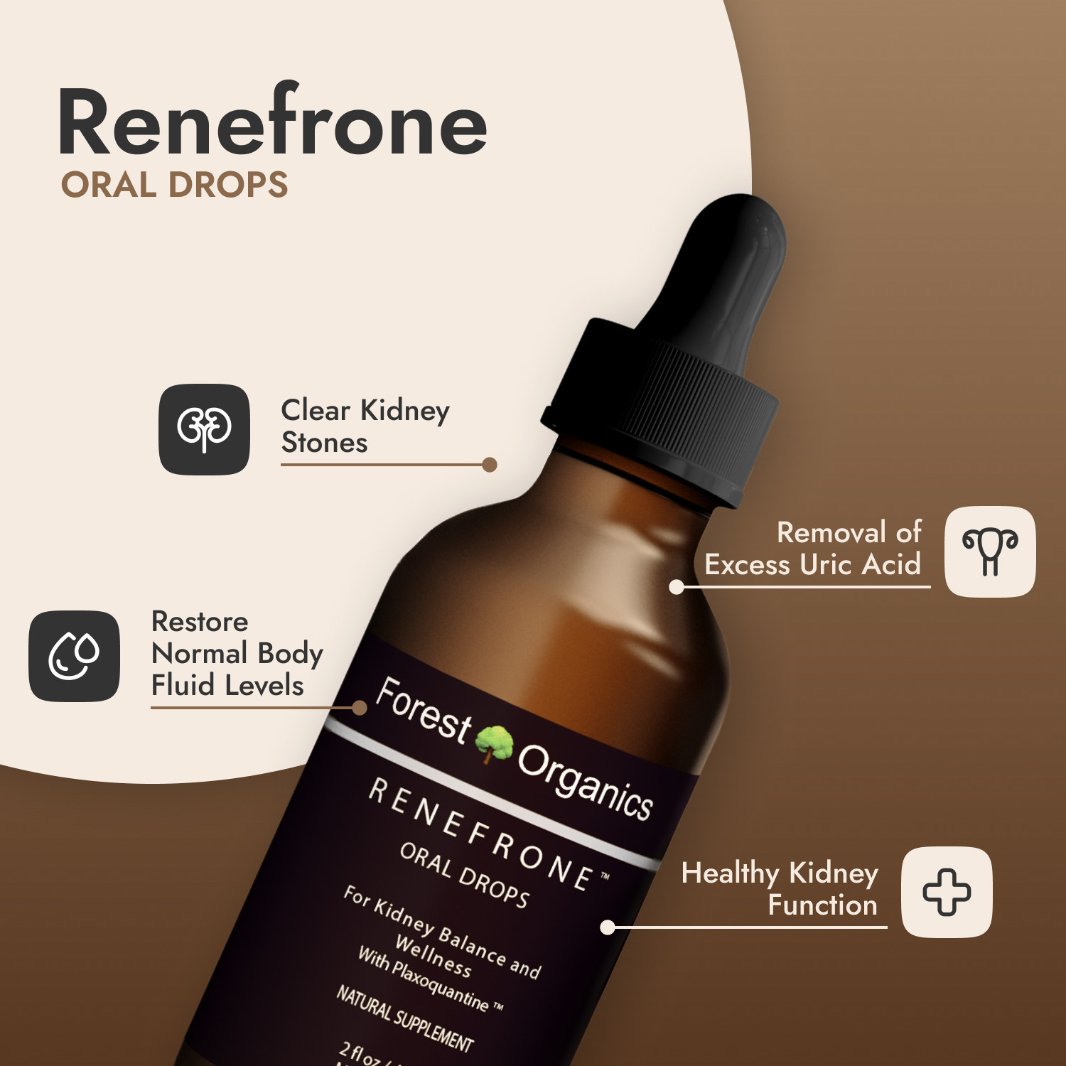 Kidney Support and Urinary Tract Support with 7 Plant Extracts Optimal Kidney
