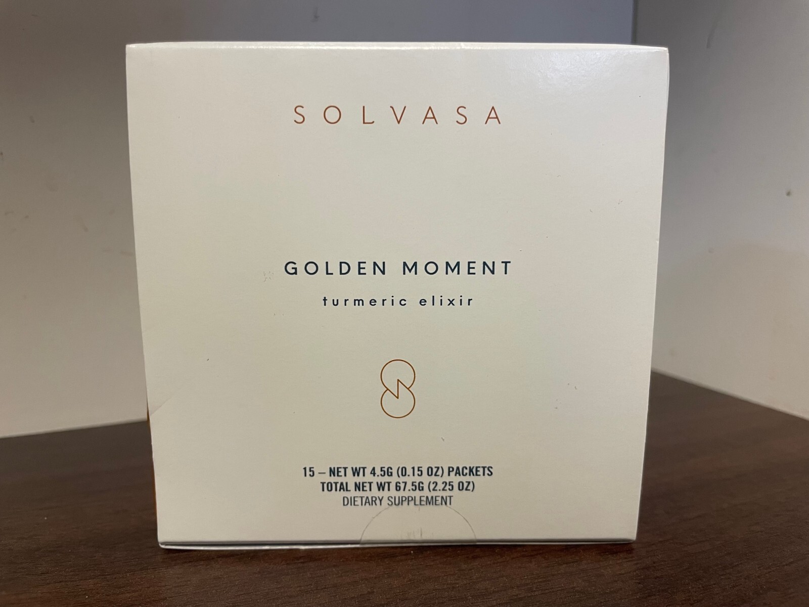 Mfg 02/2020 – Solvasa Golden Moment Turmeric Elixir 15ct packets drink mix