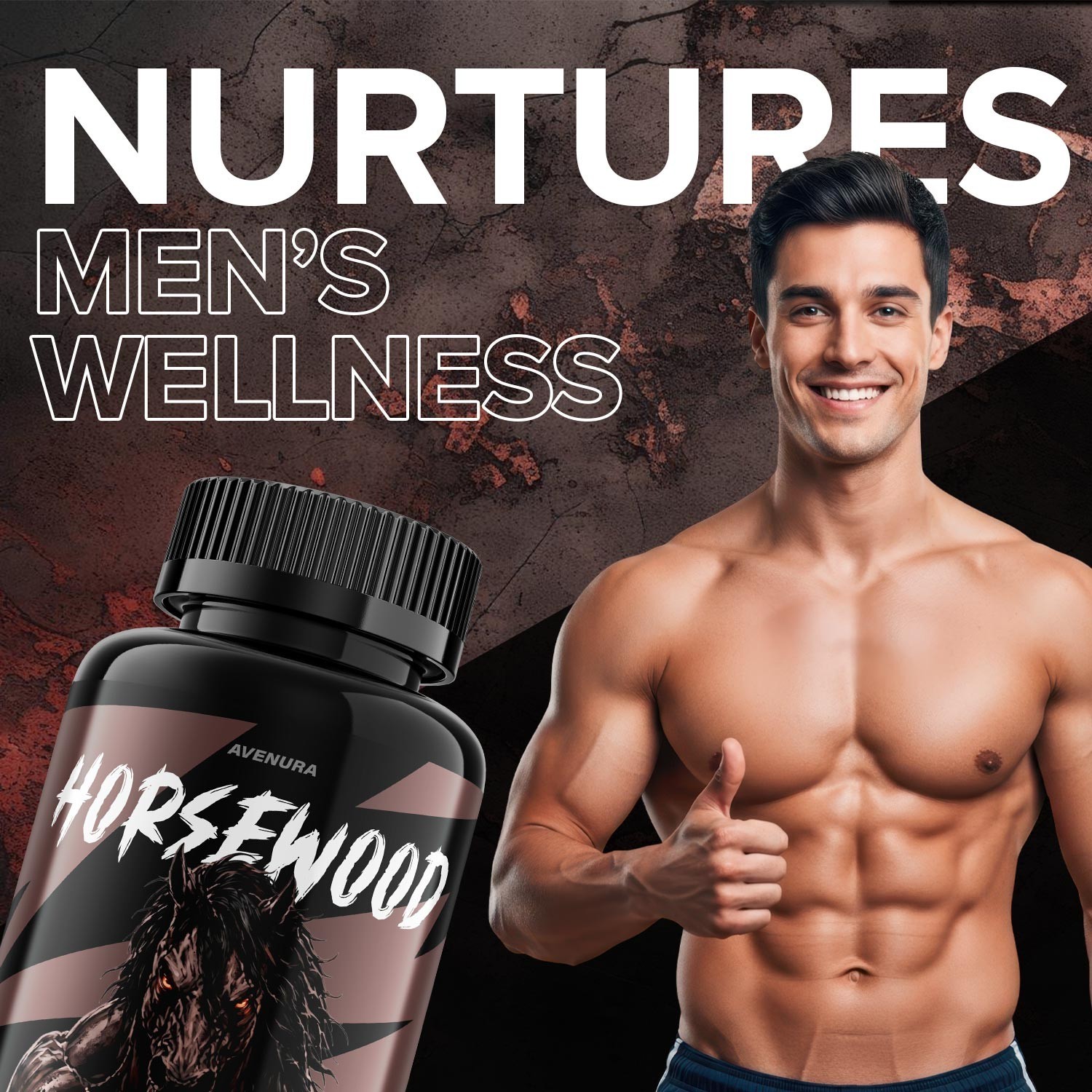 (2 Pack) Horsewood for Men Capsules – Horse Wood Advanced Formula Natural Blend