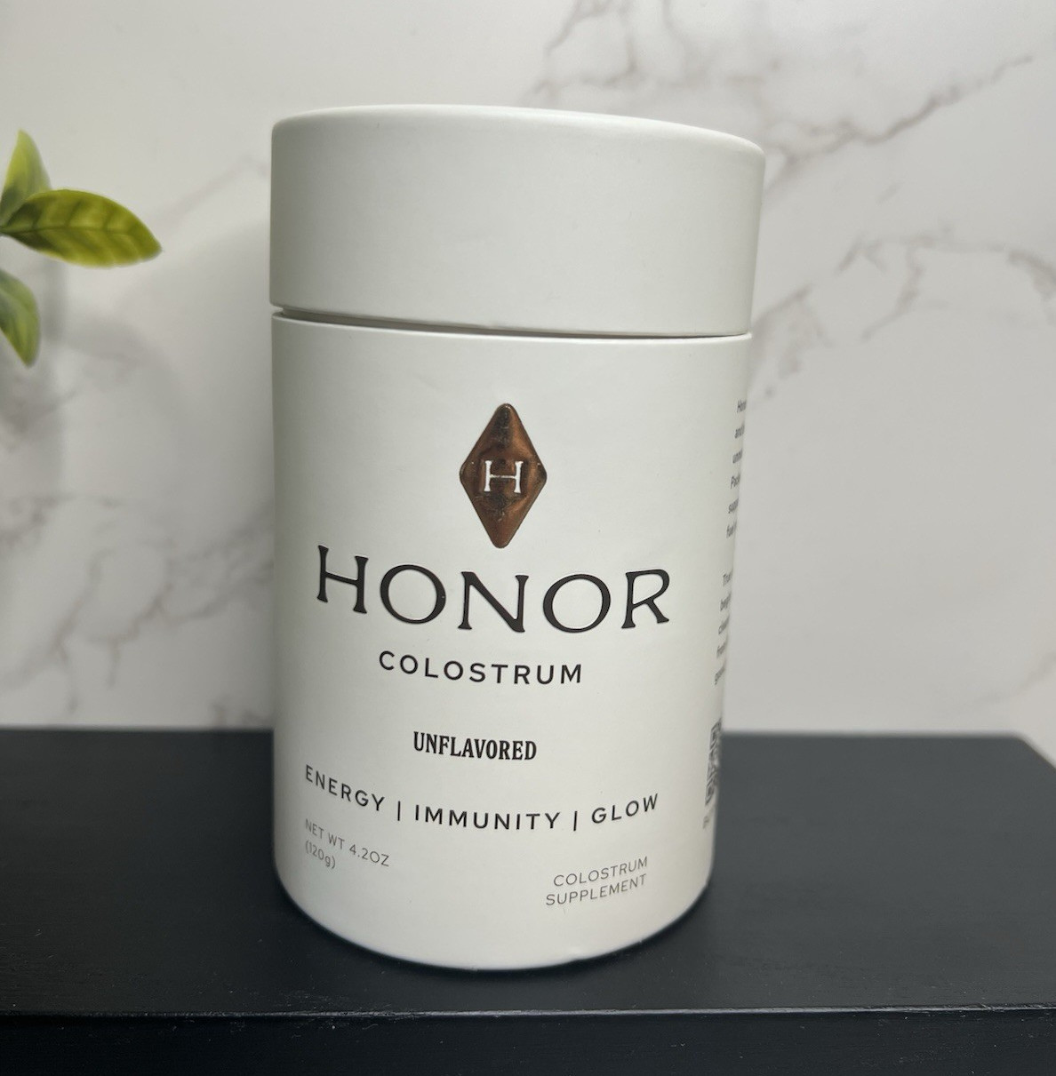 Honor Colostrum Unflavored Bovine Colostrum Powder Immune & Energy 4.2 oz