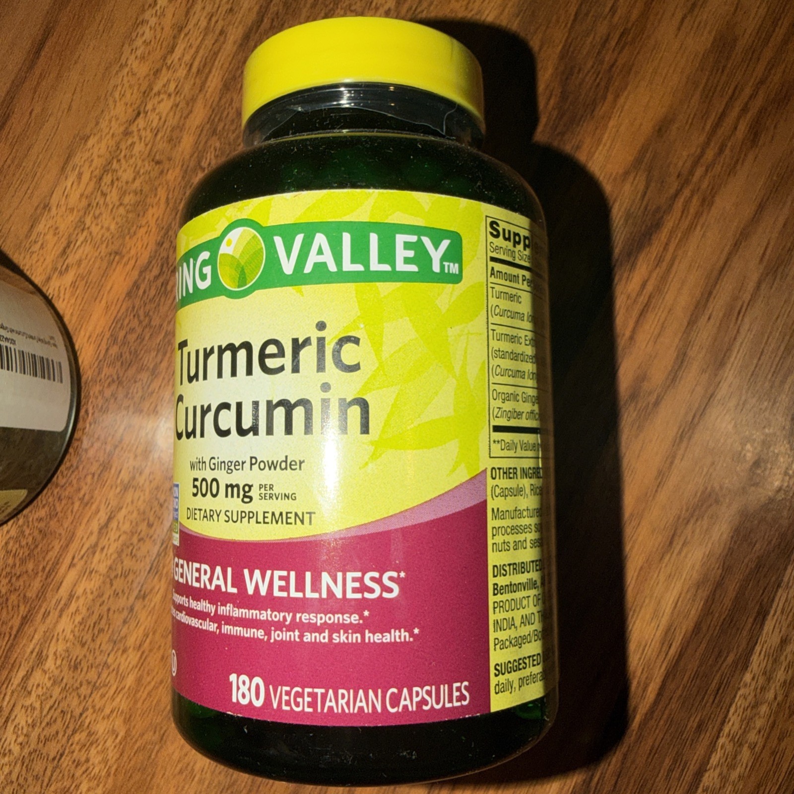 LOTOF2 Spring Valley Ultra Strength Turmeric Curcumin Supplement 1,500 mg 180 Ct