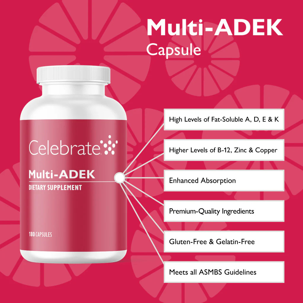 Celebrate Vitamins – Multi-ADEK Vitamin Capsules, Iron-Free