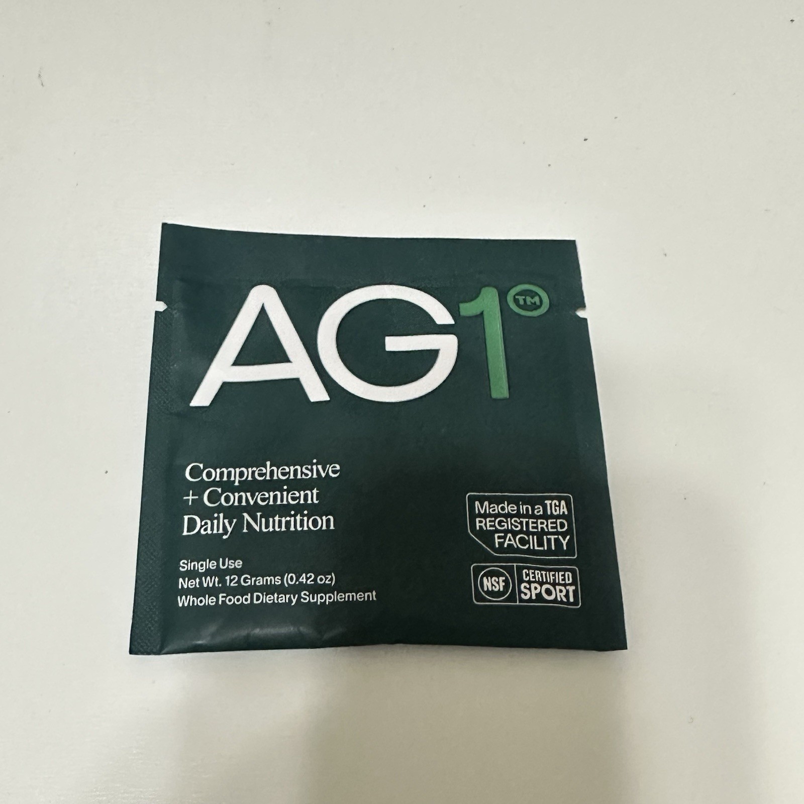 AG1 Athletic Greens 1 Pack Sample Set 12g Individual Pack NEW Exp 07/2025