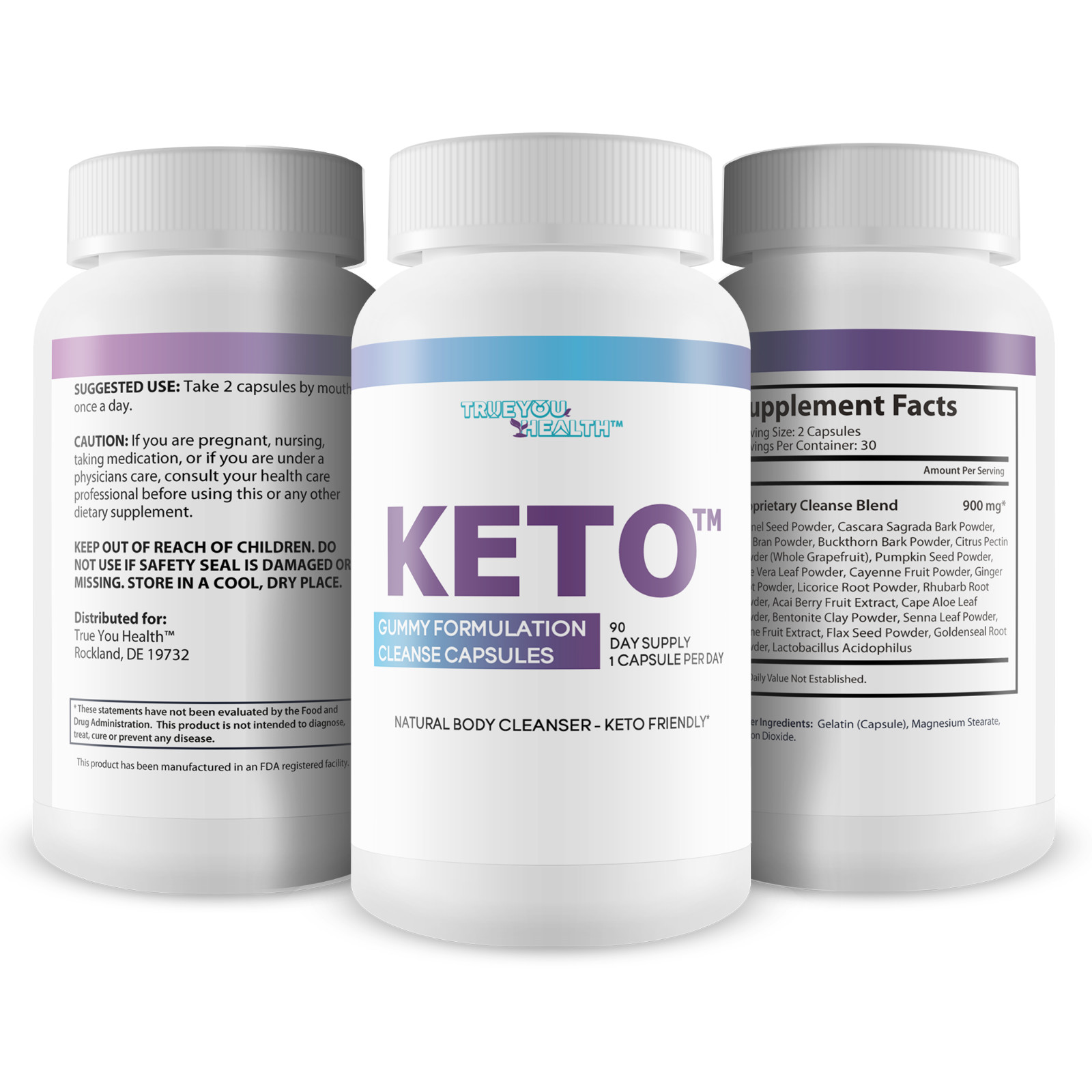 Keto Gummy Formulation Cleanse Capsules – Aid Cleansing & Detoxification