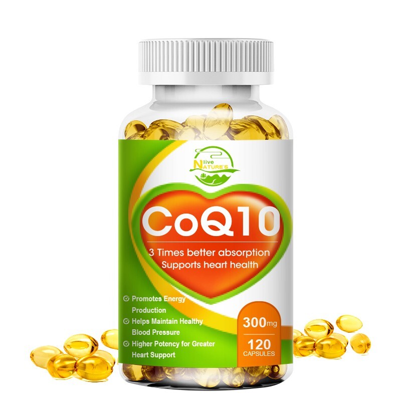 300mg Coenzyme Q-10 Antioxidant,Heart Health Support,Increase Energy&Stamina