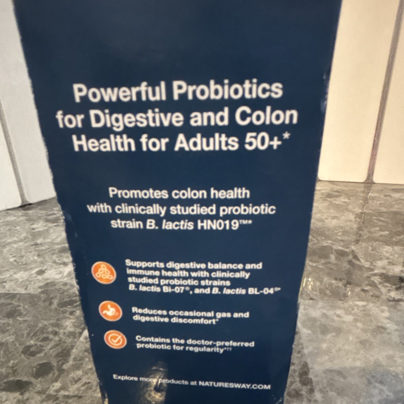 Nature’s Way Probiotic Adults 50+ Colon Health 30 Billion CFU 30 Capsules