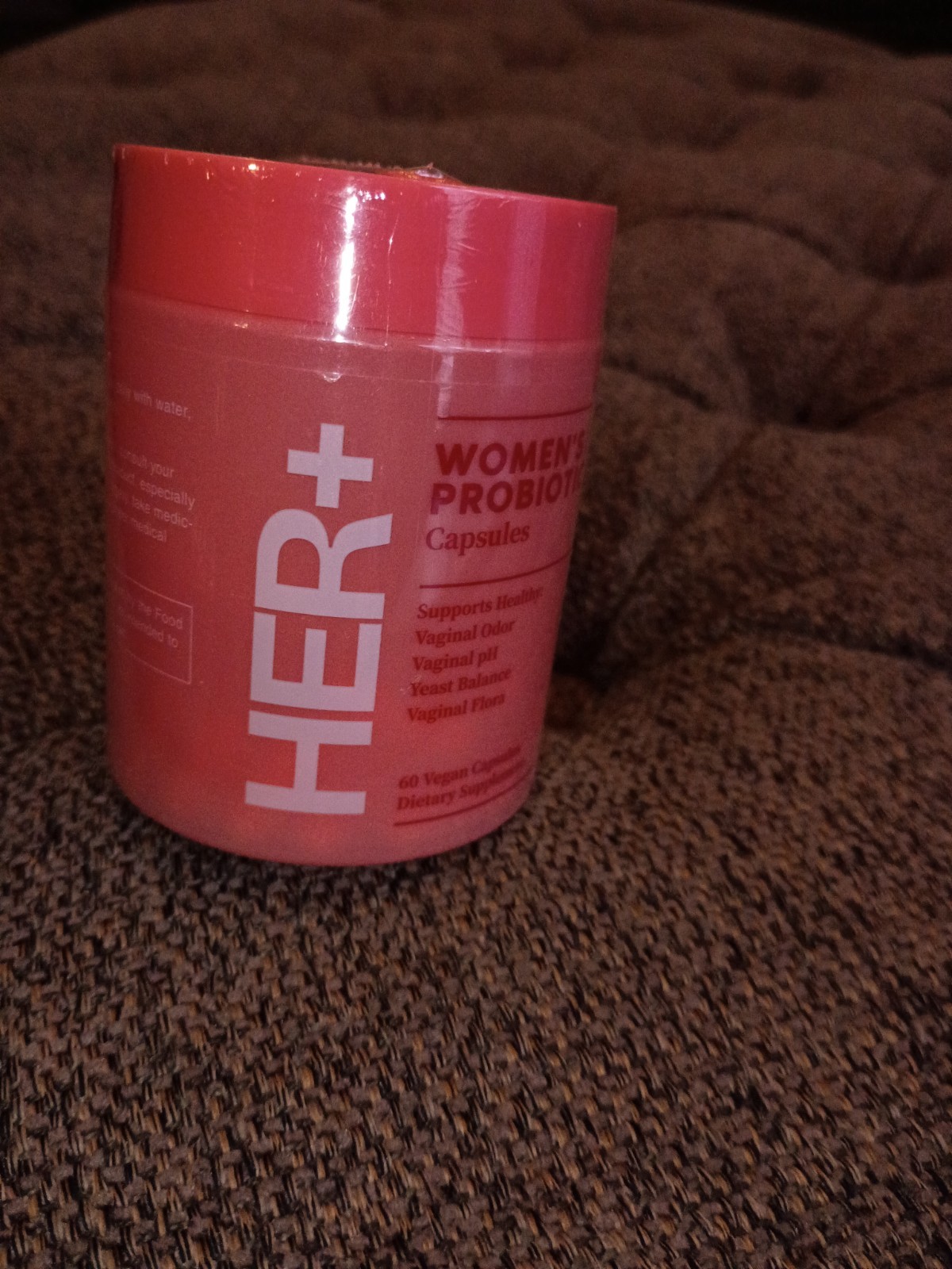 HER+ Women’s Probiotic & Prebiotic for Healthy pH Balance and Odor Control, 60ct