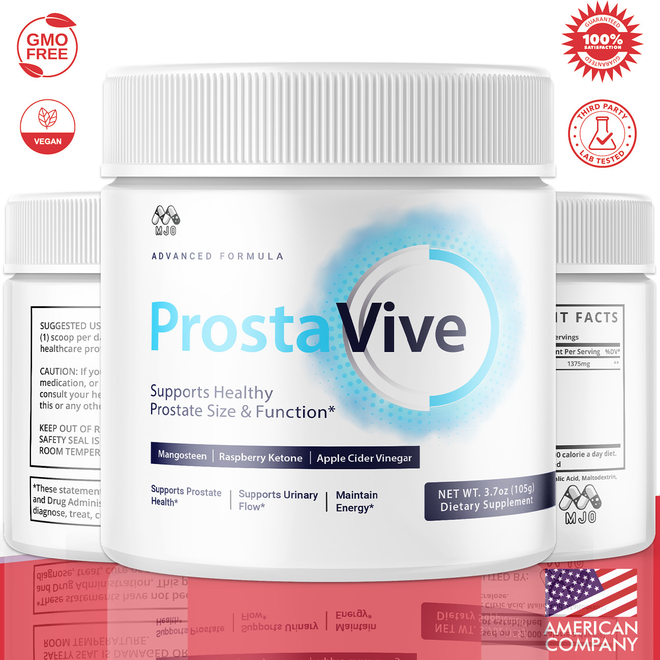 (1 Pack) Prostavive Advanced Prostate Health Support Powder Prosta Vive 30 servs