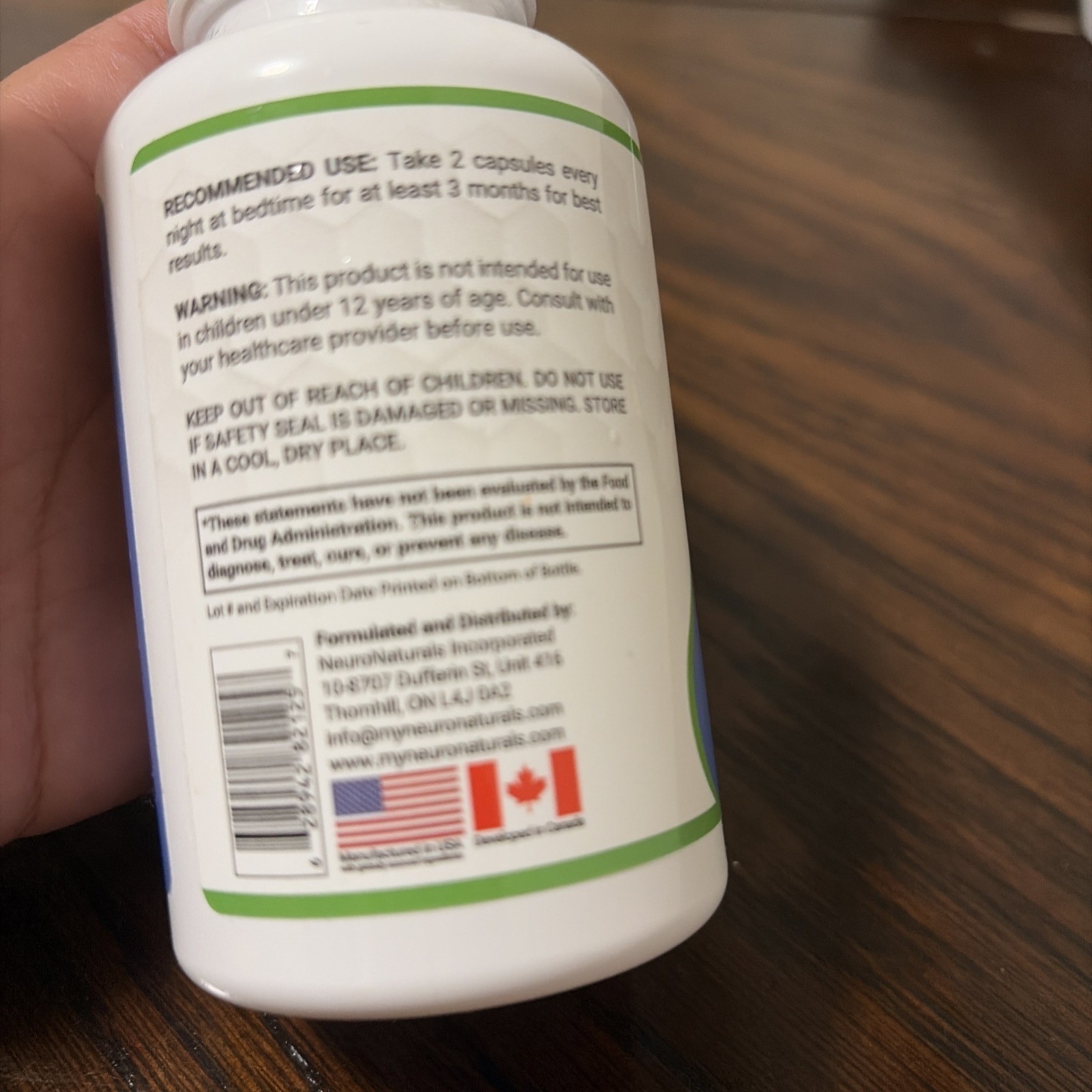 Brand New Sealed NeuroNaturals MigraineMD 60 Vegan Caps, Exp 08/28