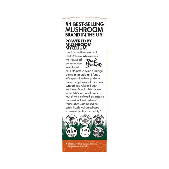 Fungi Perfecti Host Defense Breathe Extract 2 Oz Organic Immune Support