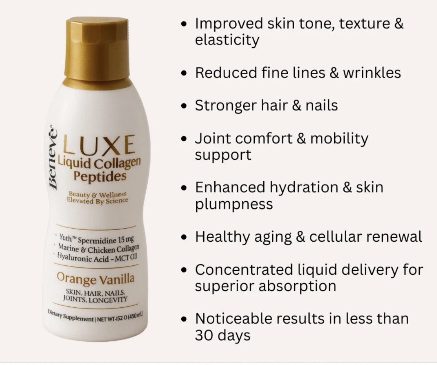 Luxe Liquid Collagen Peptides BUNDLE & SAVE.. THE BEST OF BEST 2 MONTHS WORTH!