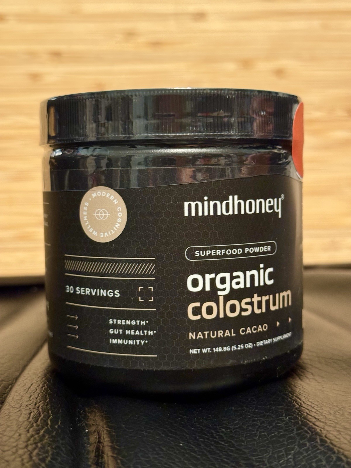 mindhoney Organic Colostrum Superfood Powder Natural Cacao 5.25 oz
