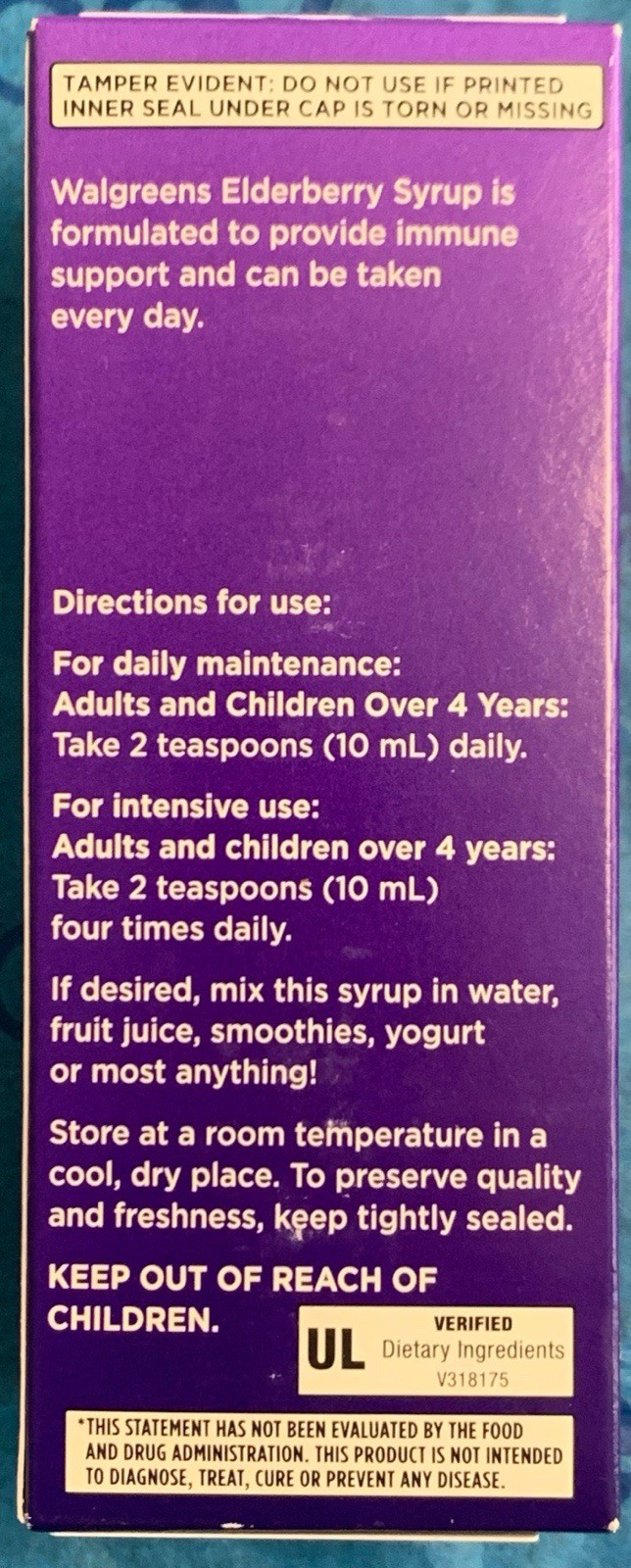 Elderberry Liquid Syrup Sugar Free Immunity Antioxidants 120 mL Exp. 04/27 New