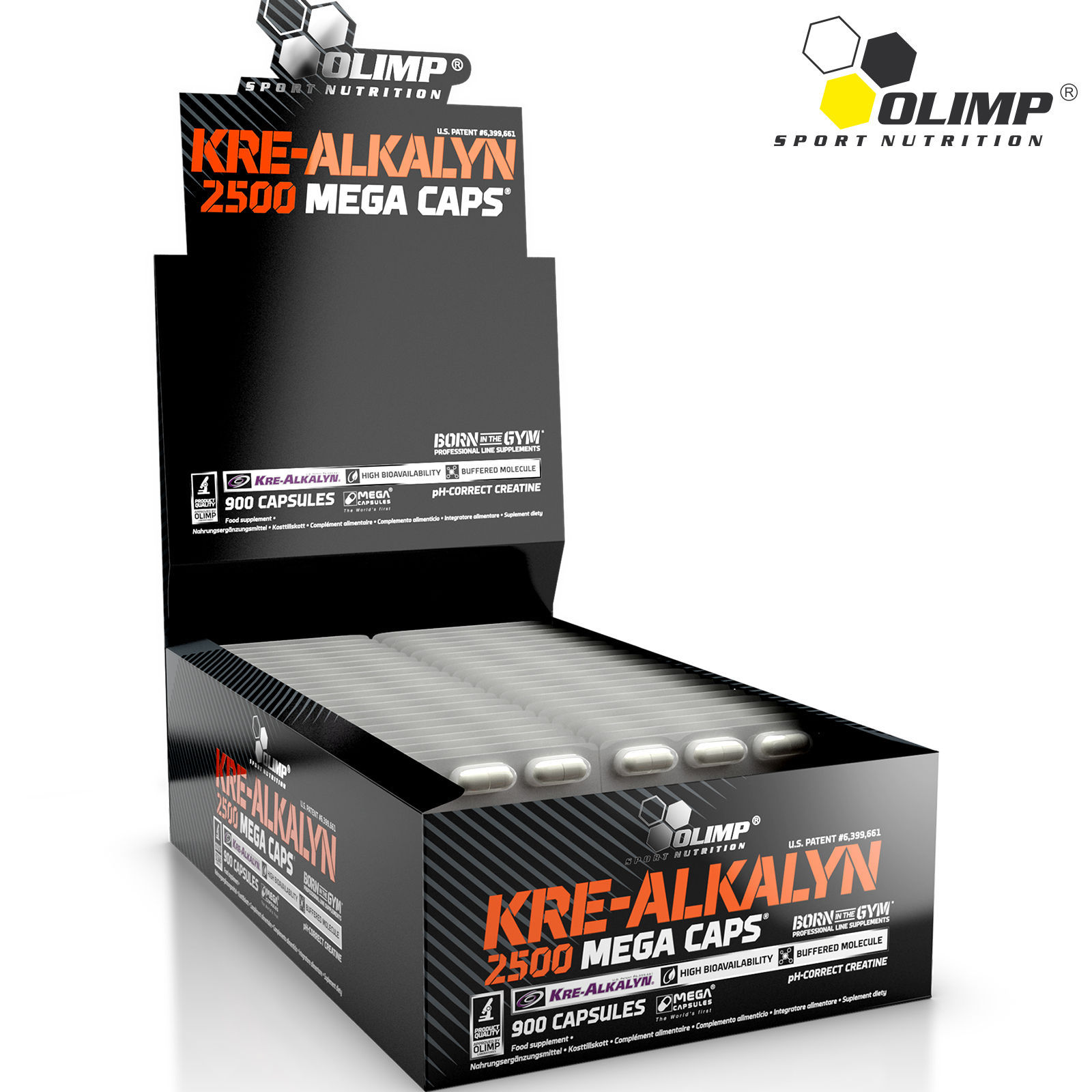 Kre-Alkalyn 30-180 Caps. Buffered Creatine Bodybuilding Muscle Growth Anabolic