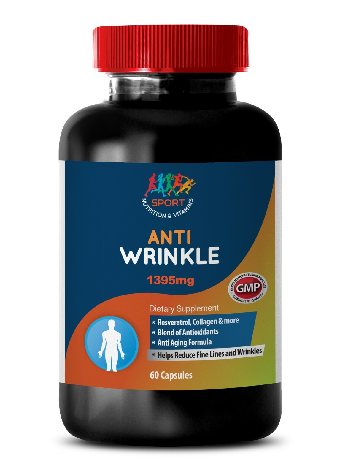 antioxidant herbal blend – ANTI WRINKLE FORMULA 1395MG – multivitamin blend 1B