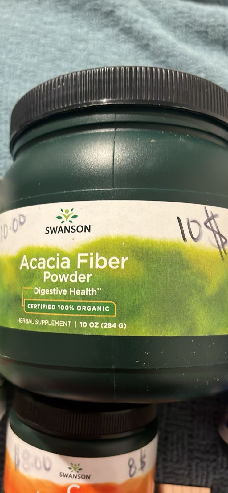 Swanson Acacia Fiber, Calcium Citrate & Vitamin C Powder, USDA Organic