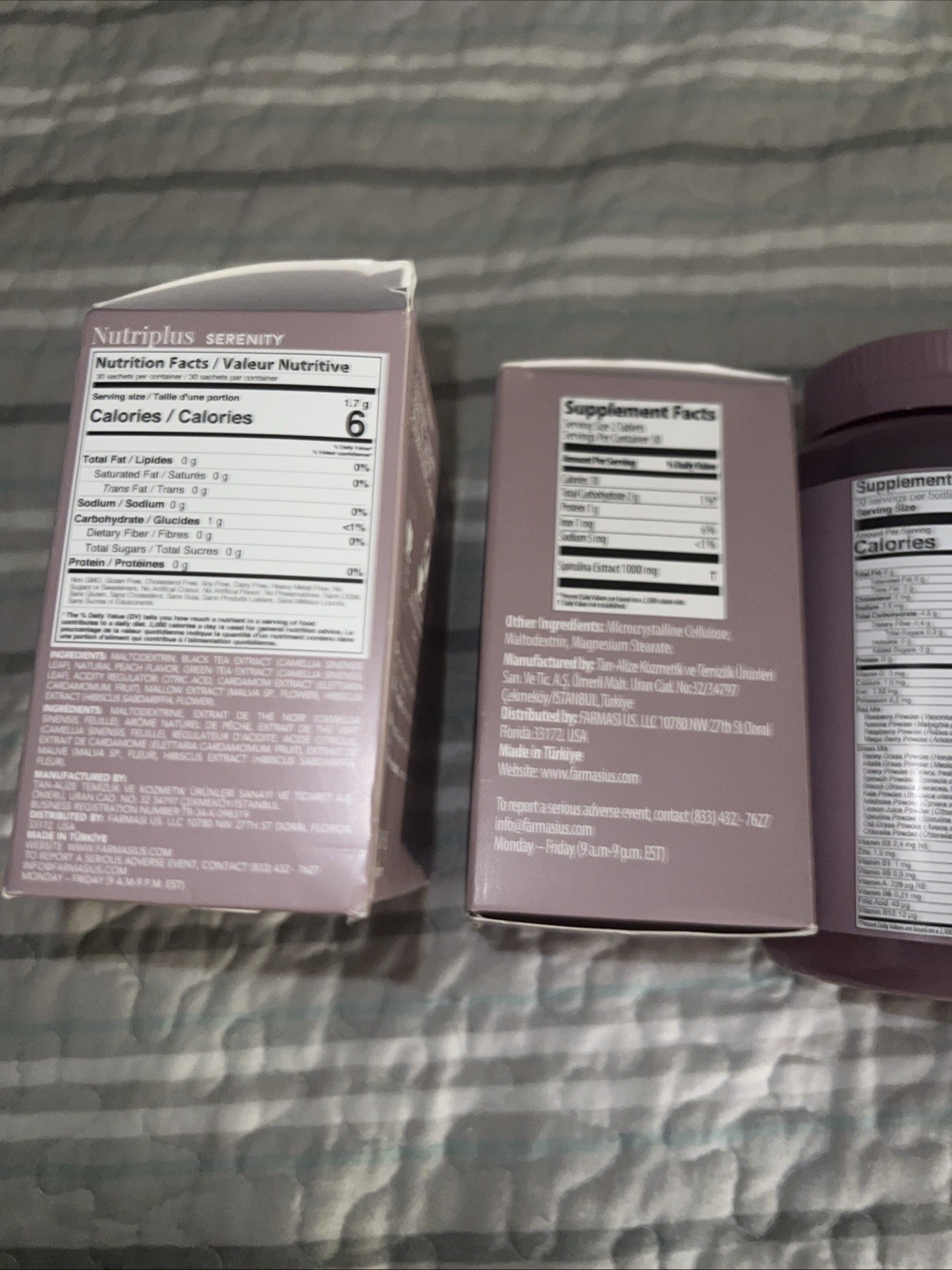 4 Farmasi Products Vegan Coffee Spirulina Tea And Berry Green Gummy