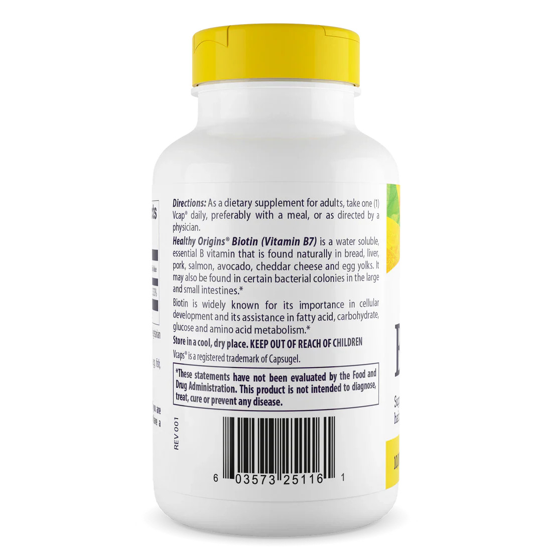 Healthy Origins Biotin 10,000 mcg | 150 Veggie Caps
