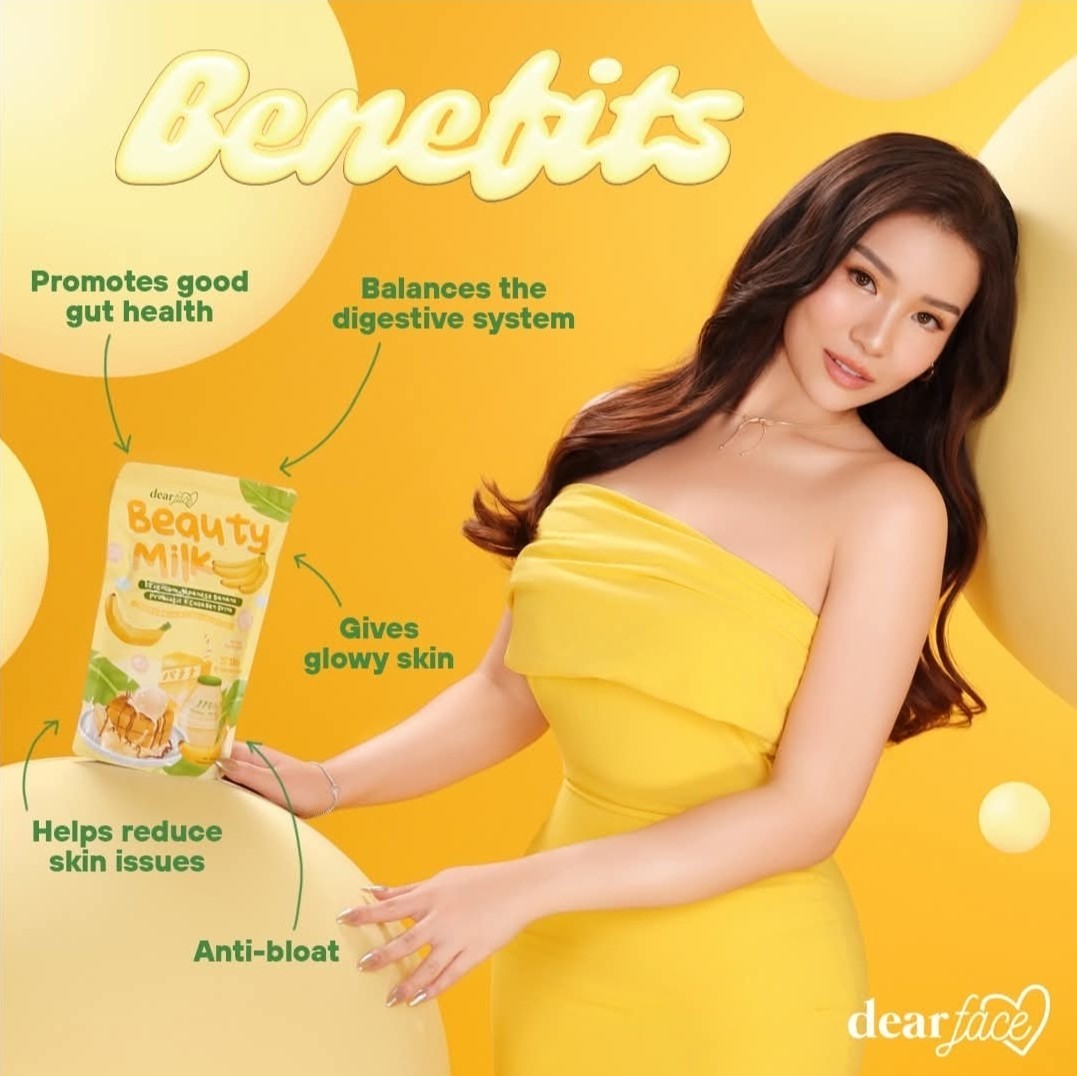 Dear Face Beauty Milk Premium Japanese Banana Probiotics + Collagen Drink