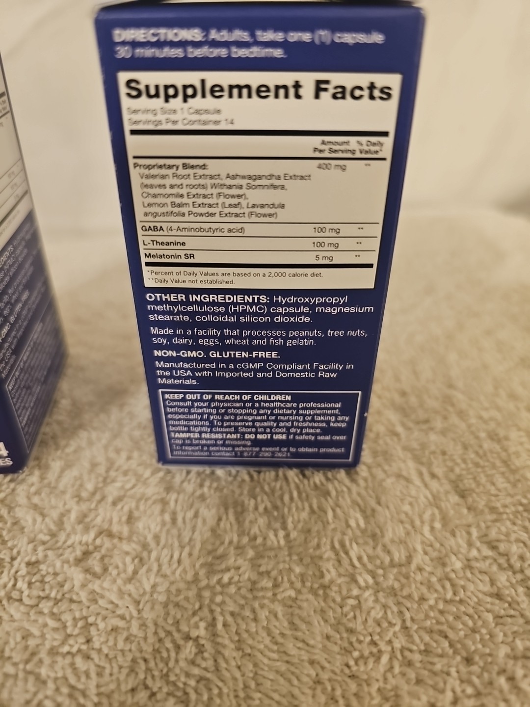 2x Qunol Sleep Support Dietary Supplement 14 CAPSULES Exp. 11/2026
