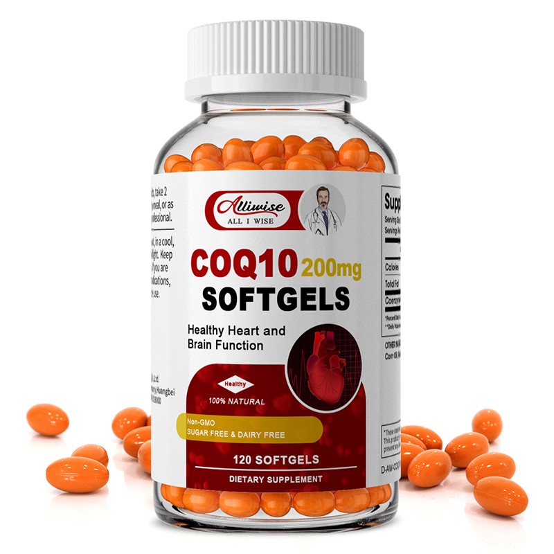 CoQ10 200mg, 240 Capsules, Vegetarian Capsules, Non-GMO (Coenzyme Q10)